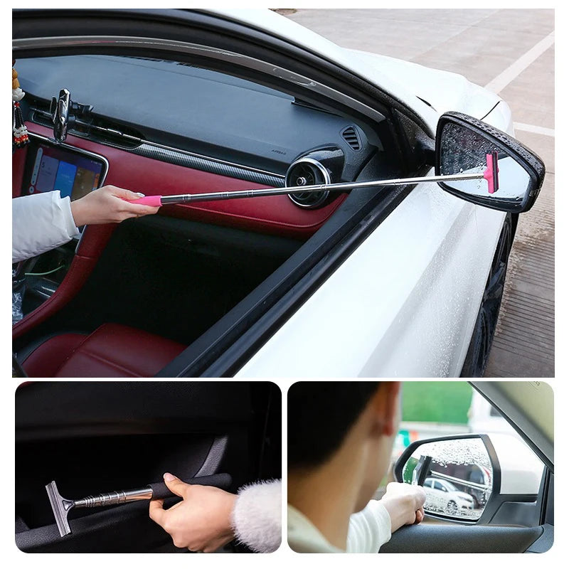 Non-Scratch Soft Silicone Handy Squeegee Car Wrap Tools Water Window Wiper Drying Blade Clean Scraping Film Scraper Accessories