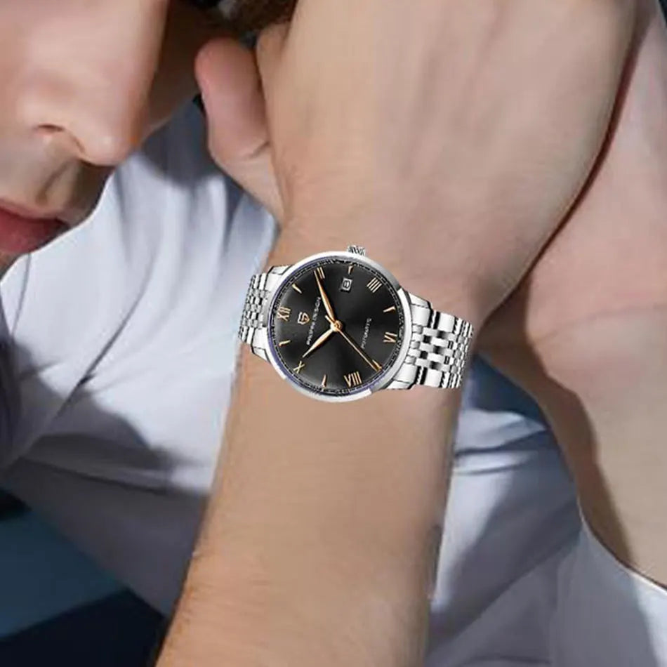 PAGANI DESIGN 40mm Men's Watch NH35 Mechanical Watch Top Brand Sapphire Glass Clock Stainless Steel Waterproof Automatic Watches