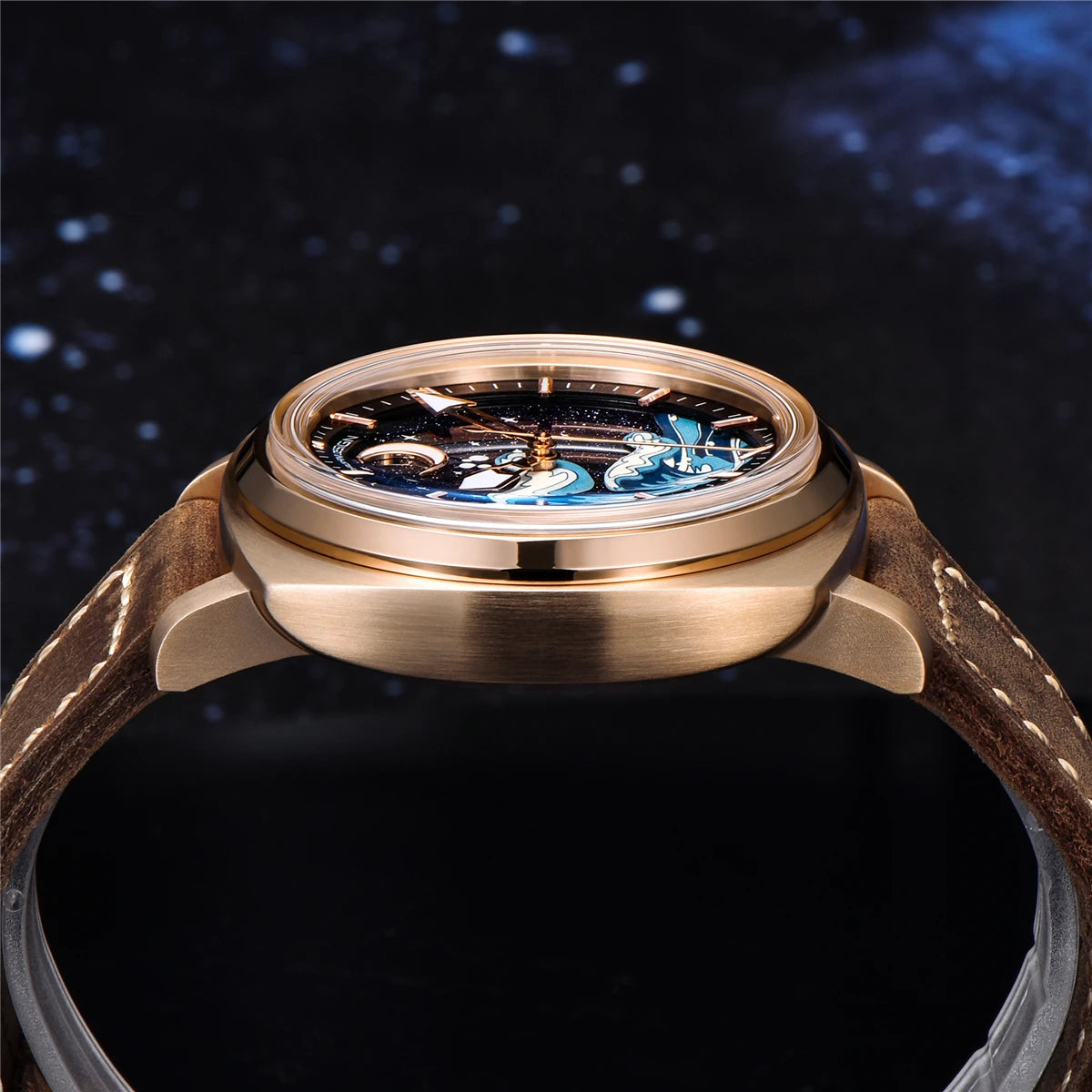 Pagani Design 2025 New NH35A 43MM Fashionable Men's Automatic Mechanical Watch Stainless Steel Waterproof 10Bar dial Glow reloj