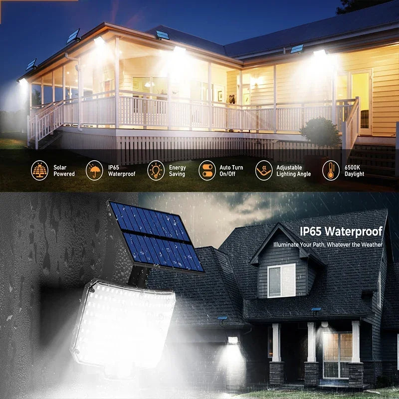 solar outdoor courtyard lights outdoor induction road lights garage lights single head split wall lights household rural yard
