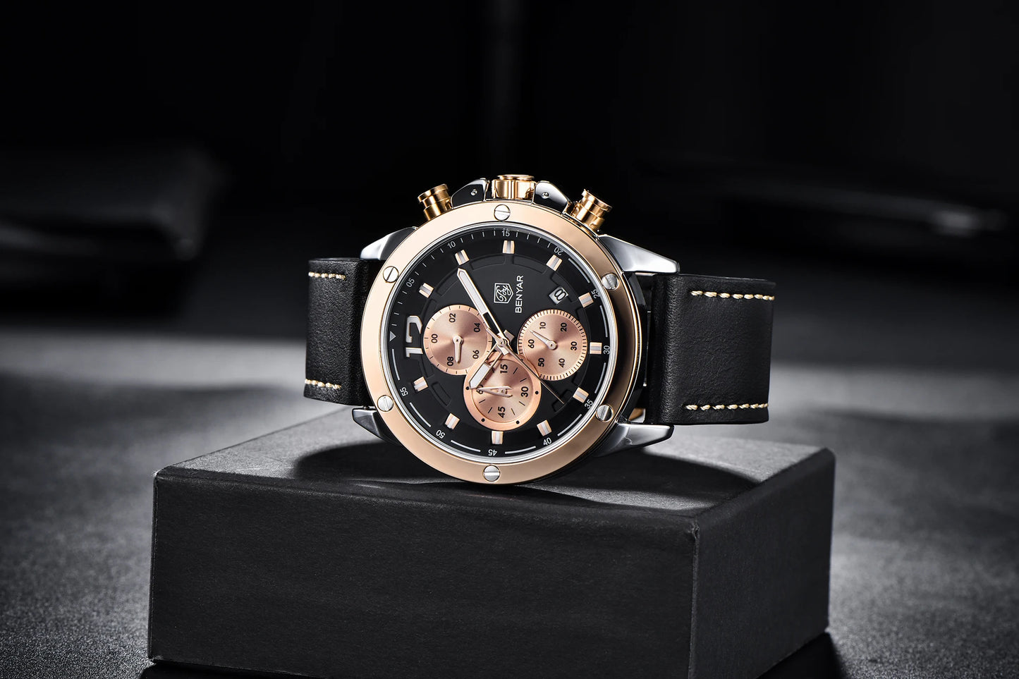 BENYAR Top Luxury Brand 2023 New Men's Watches Multifunction Quartz Sport Chronograph Watches Men Wrist Watch Relogio Masculino