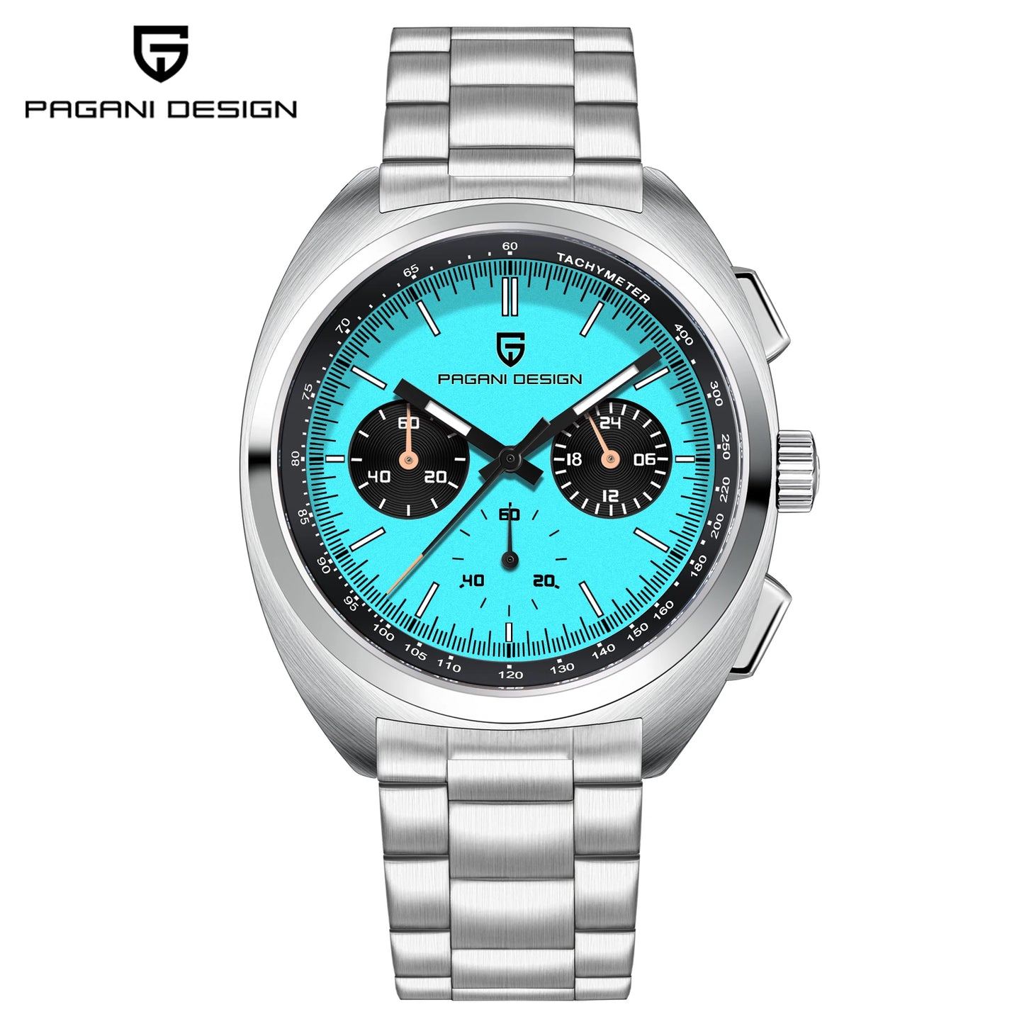 PAGANI DESIGN 2025 Men's Watch Multifunctional Chronograph Watches For Man Luxury Quartz Wristwatch AR Sapphire Luminous Clocks