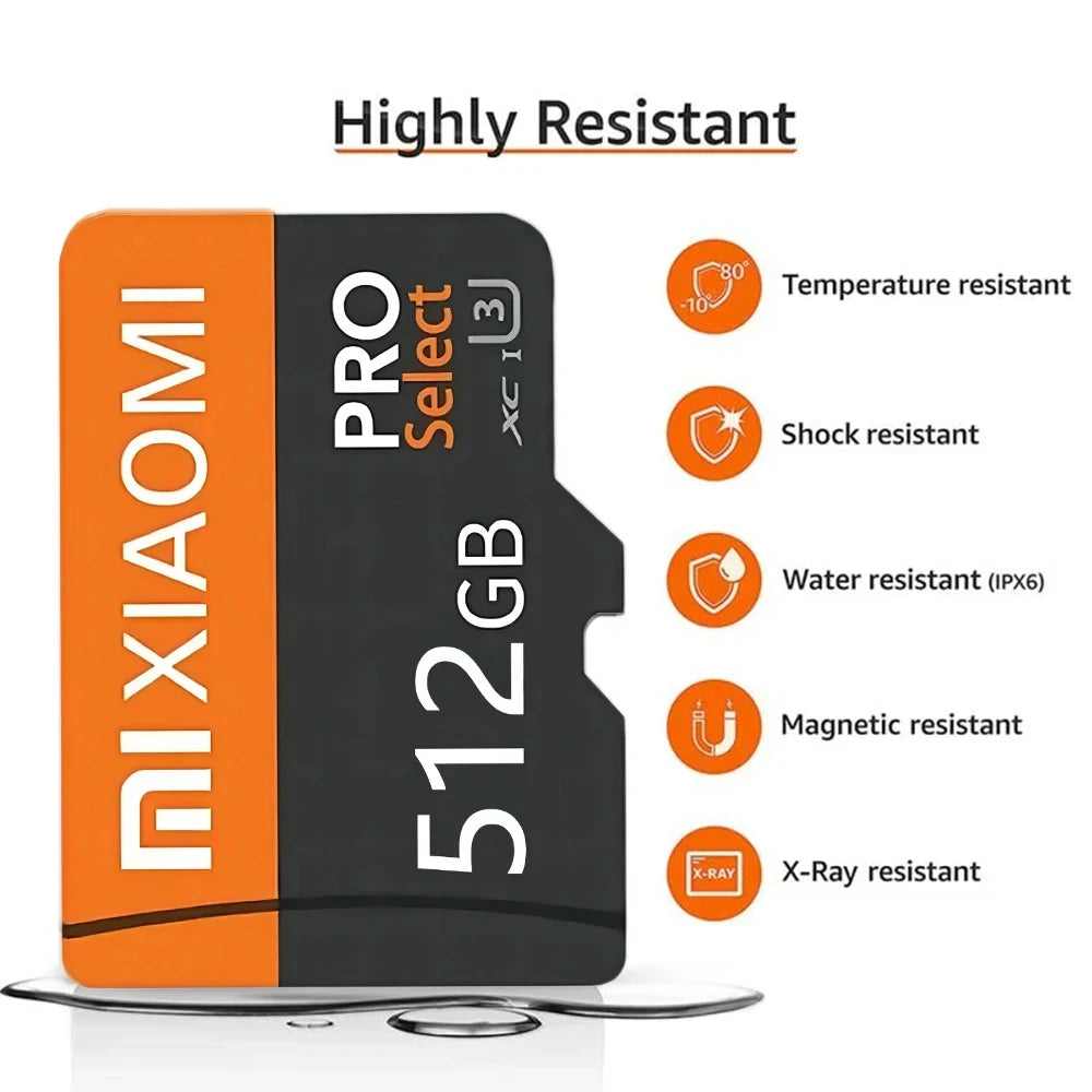 Xiaomi High Speed 2TB SD Card1TB Memory Card 512GB Ultra Fast Read Write Micro TF SD Card 128GB 256GB Class 10 For Camera/Phone