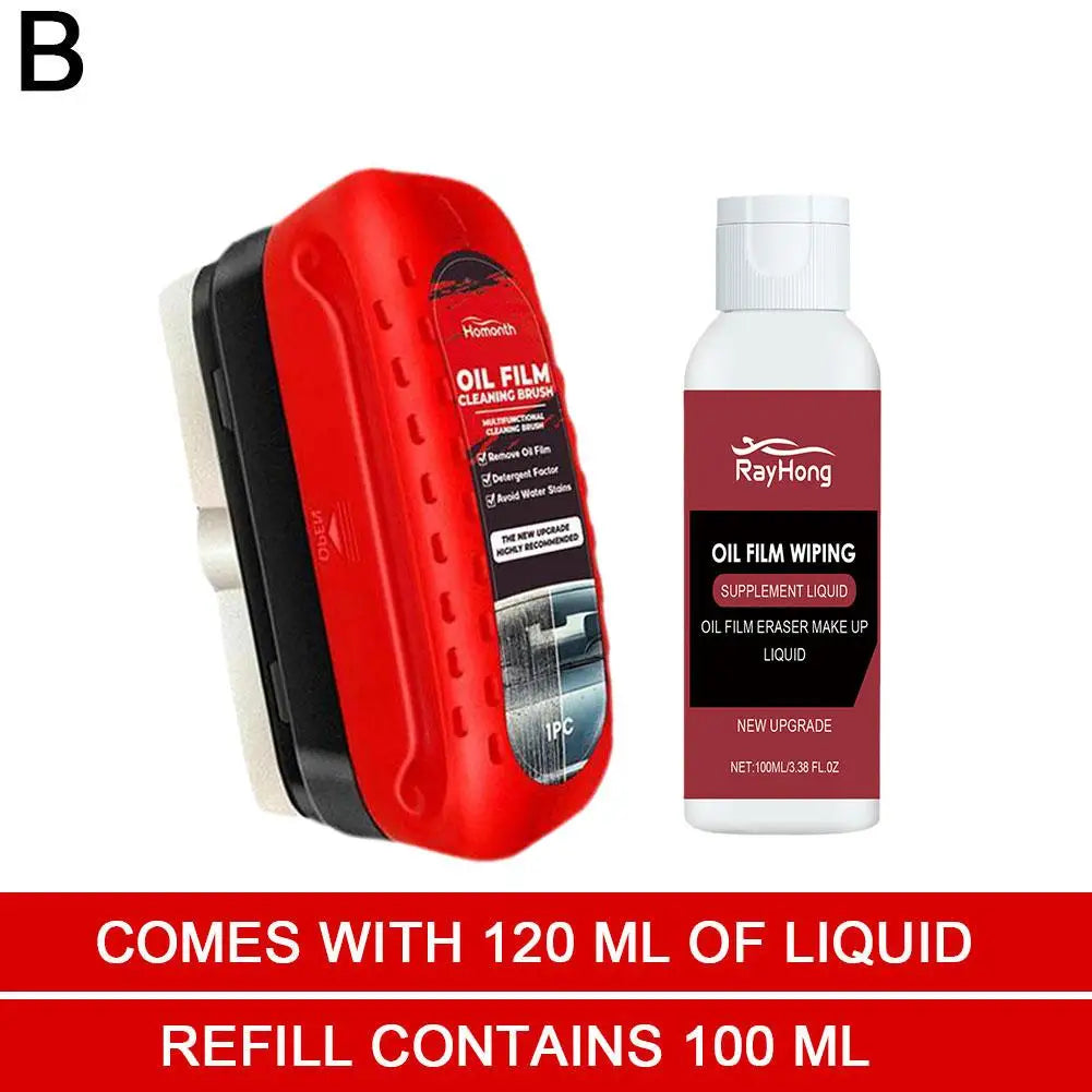 Car Windshield Oil Film Cleaner Glass Cleaning Board Glass Cleaning Wipe Board Glass Oil Film Remover Car Glass Cleaner Brush