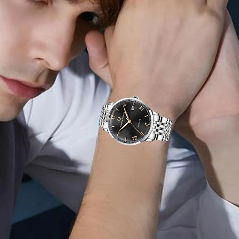 PAGANI DESIGN 40mm Men's Watch NH35 Mechanical Watch Top Brand Sapphire Glass Clock Stainless Steel Waterproof Automatic Watches