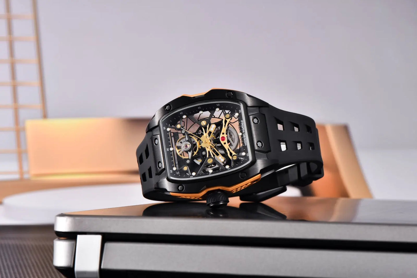 PAGANI DESIGN new hollowed out mechanical automatic watch waterproof luminous watch luxurious top-level trendy watches for man