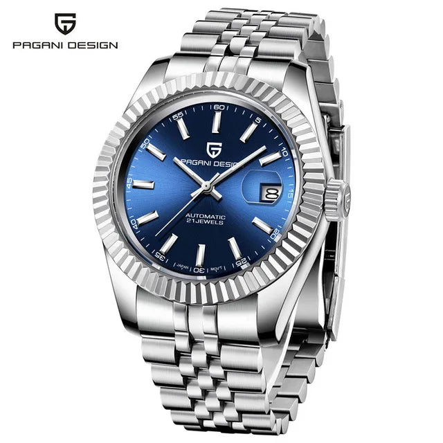 PAGANI DESIGN Man Mechanical Watch Top Brand Luxury Automatic Watch Stainless Steel 100m Waterproof Watch Men Clock Reloj Hombre
