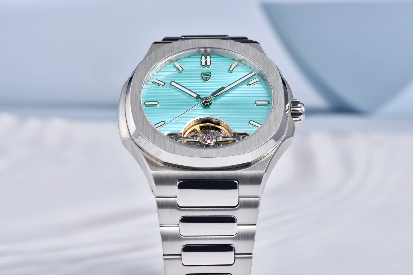 PAGANI DESIGN men's watch new mechanical automatic watch men's luxury stainless steel AR Sapphire crystal luminous men's watch