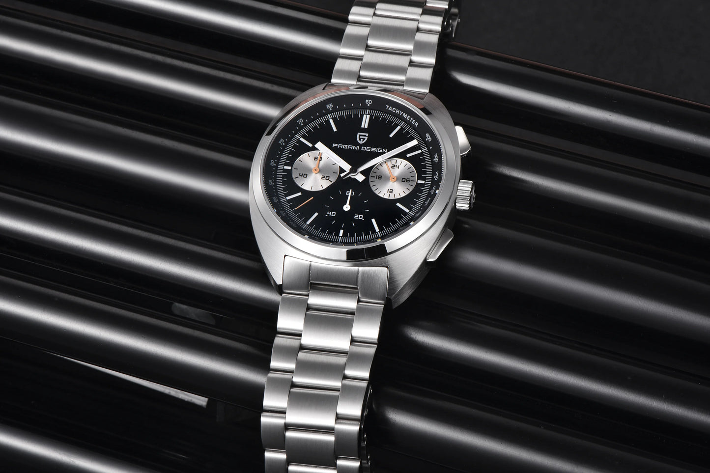 PAGANI DESIGN 2025 New Pilot Luxury Quartz Watch For Men Sport Chronograph AR Sapphire crystal Stainless steel Wrist watches Men