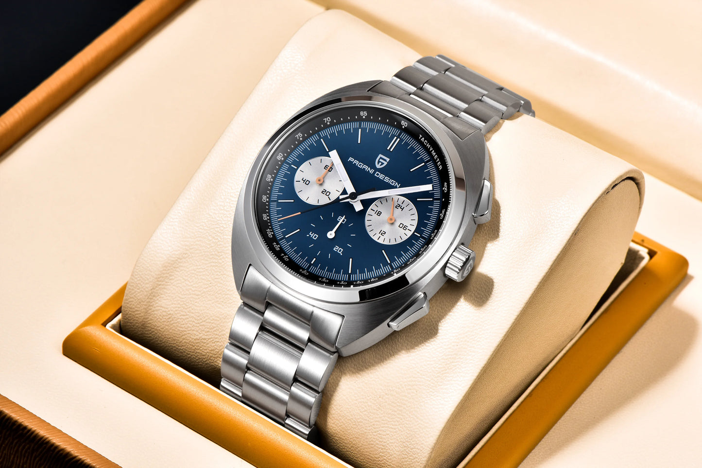 PAGANI DESIGN 2025 New Pilot Luxury Quartz Watch For Men Sport Chronograph AR Sapphire crystal Stainless steel Wrist watches Men