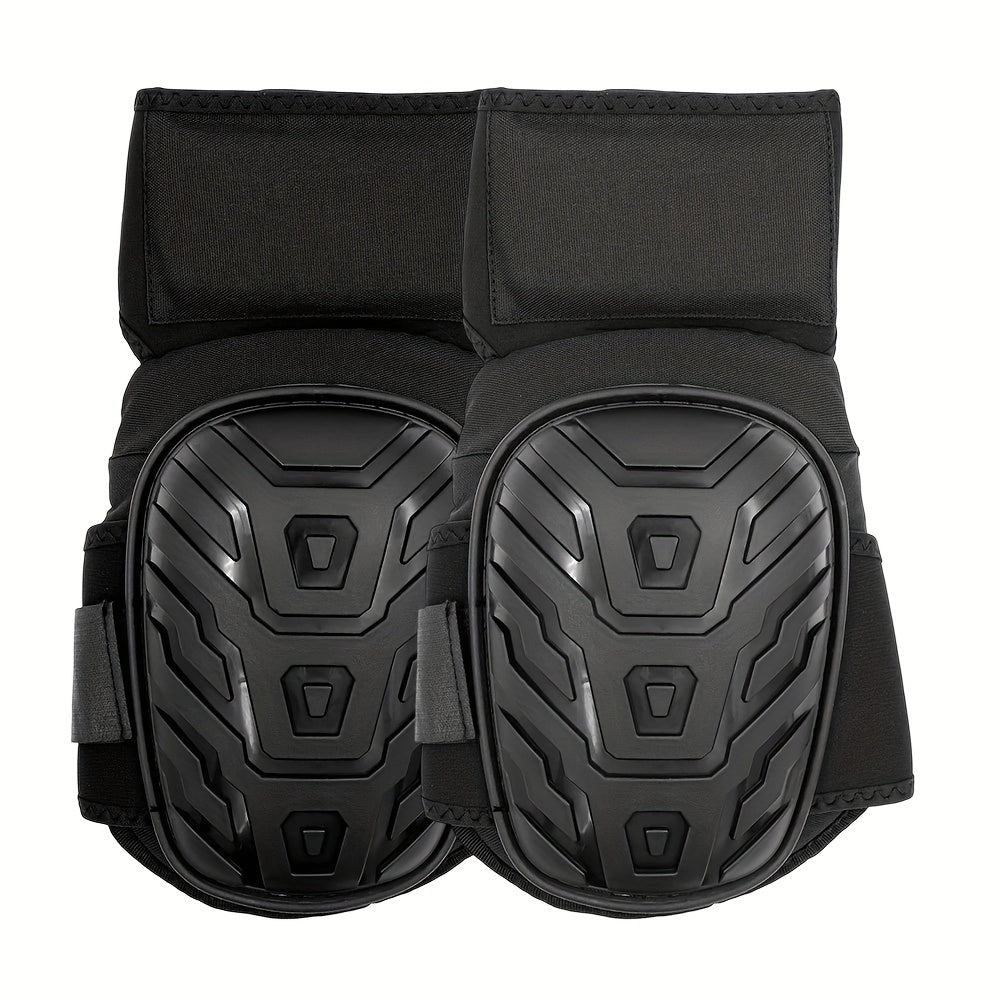2pcs Heavy-Duty Knee Pads with Non-Slip Surface - Adjustable Strap for Construction, Gardening, Painting - All-Day Comfort & Impact Protection - Ideal for Professionals & DIY Projects - Gzzhi, Knee Pads for Work, Durable PVC