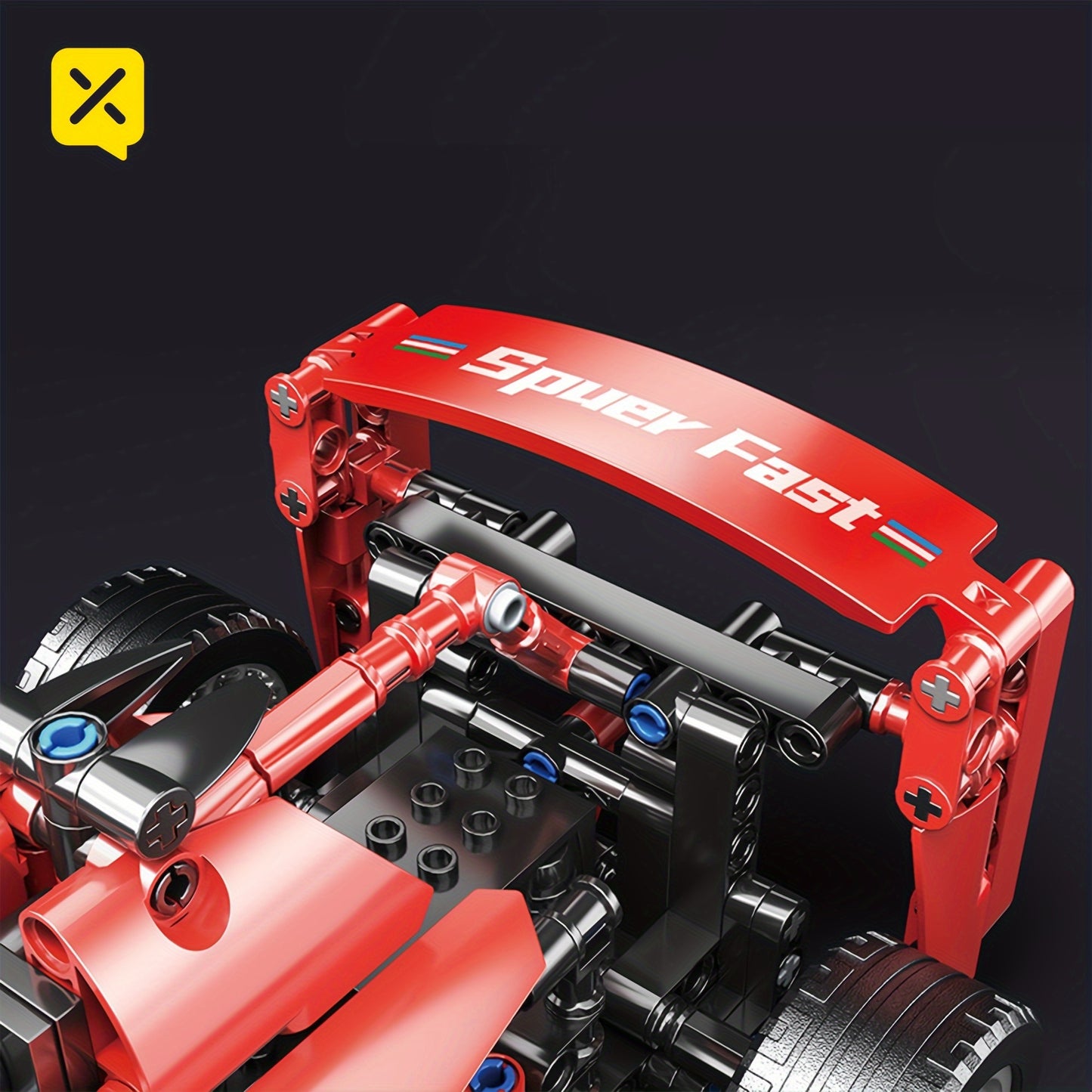 New Racing Car, Formula Retro Car Model, Remote Control Car Building Block, Cool Collection Model Car Kit, Building Toy, Suitable For Christmas Gifts, Halloween Gifts