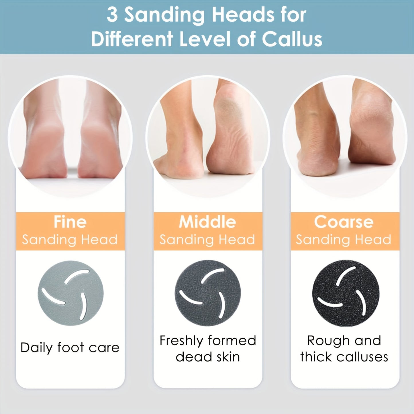 Upgraded Electric Foot Callus Remover With Vacuum 14-in-1 Rechargeable Foot Scrubber Dead Skin Remover, Foot File Pedicure Kit Tools With 2 Speed, Foot Care Kit With Battery Display