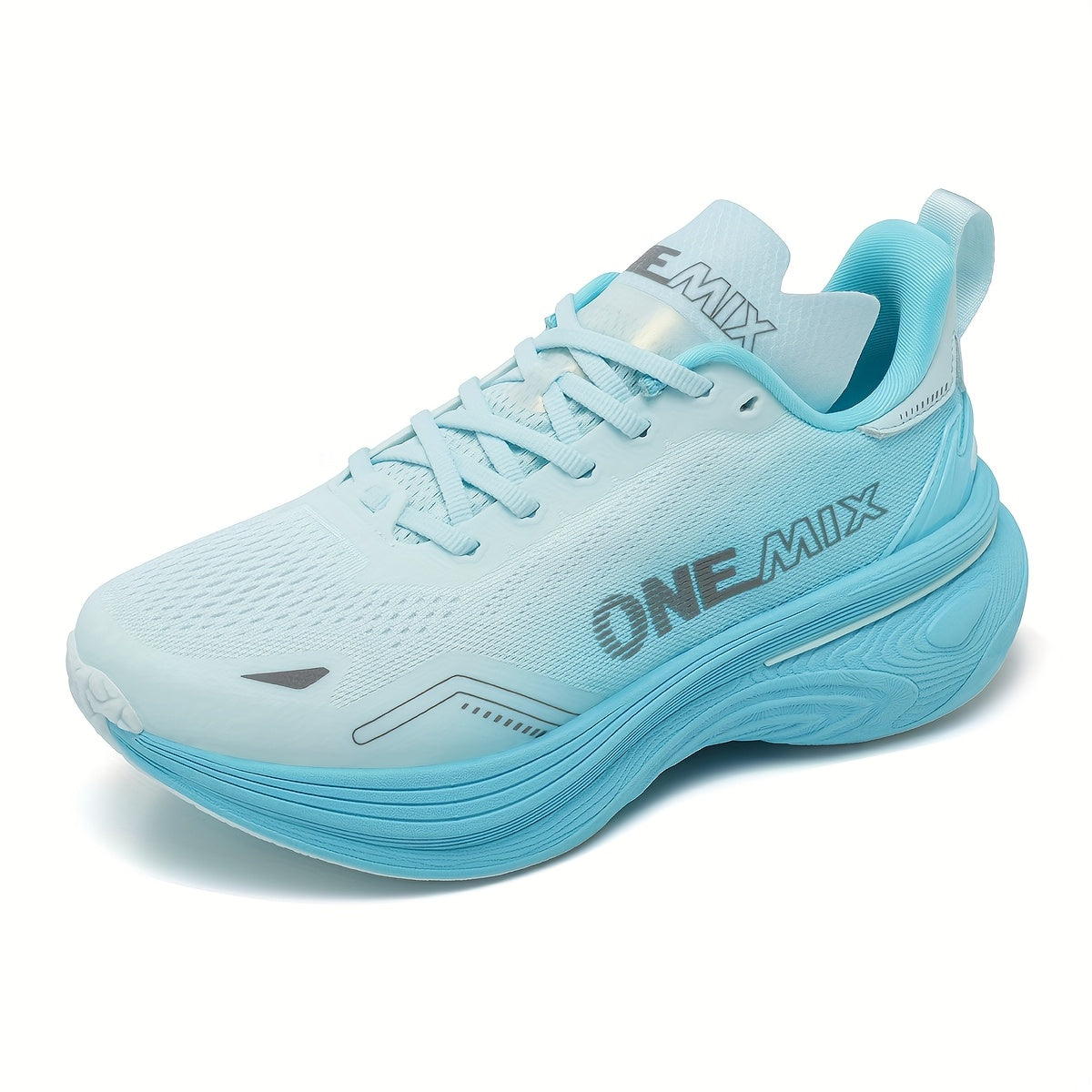 ONEMIX White Whale Running Shoes - Stable Support, Shock-Absorbing, Double Support for Stable Running Posture, Breathable Mesh Upper, Non-Slip Sole, Ideal for Running, Fitness Training, Hiking, and Daily Exercises, Stability