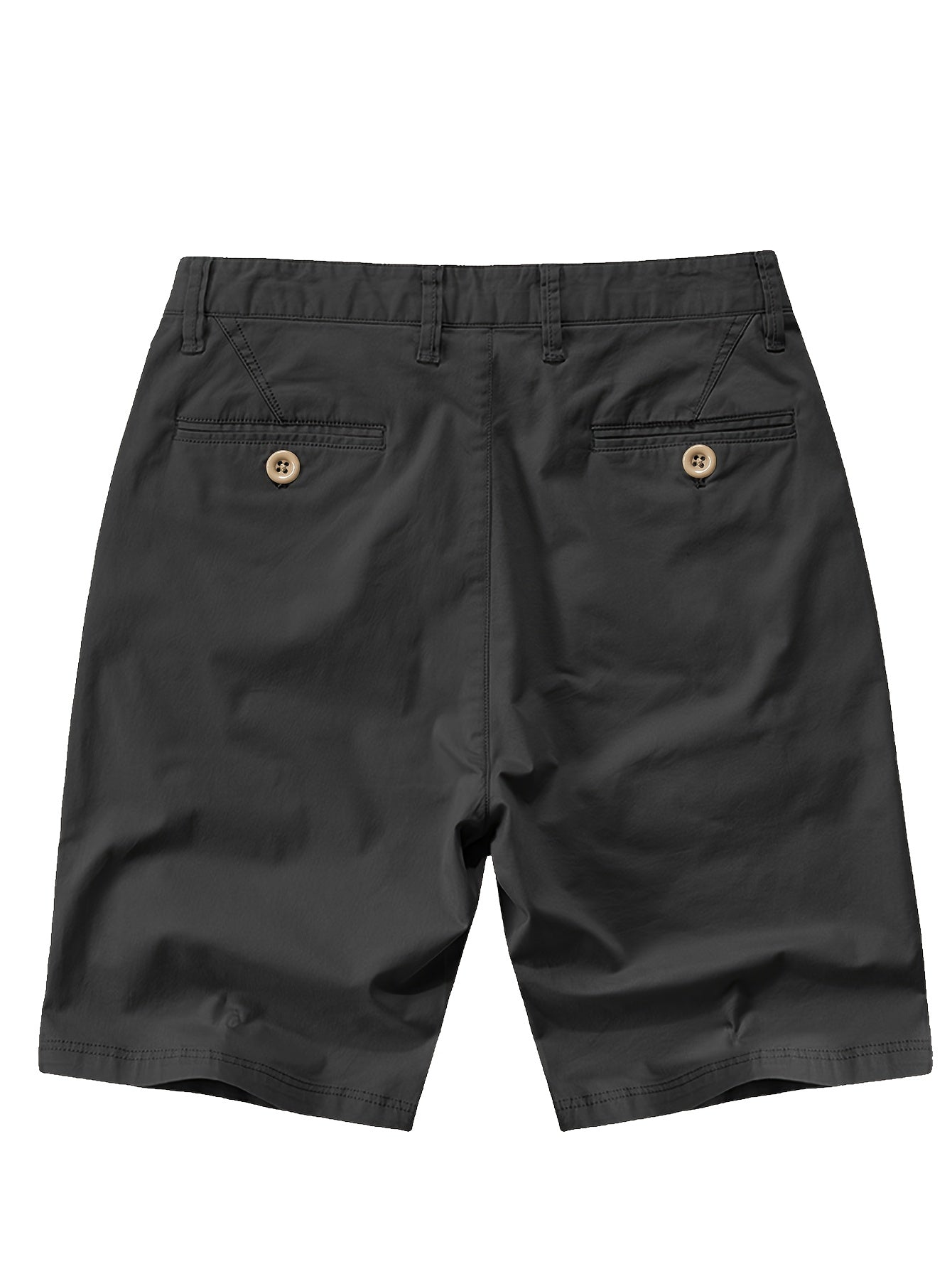 Men'S Heavy-Duty Work Shorts - Non-Stretch Fabric with Multiple Utility Pockets, Adjustable Button Closure - Black Cargo Shorts for Construction, Hiking, Everyday Casual Wear - Non-Stretchy Office & Outdoor Pants, Hiking Appa
