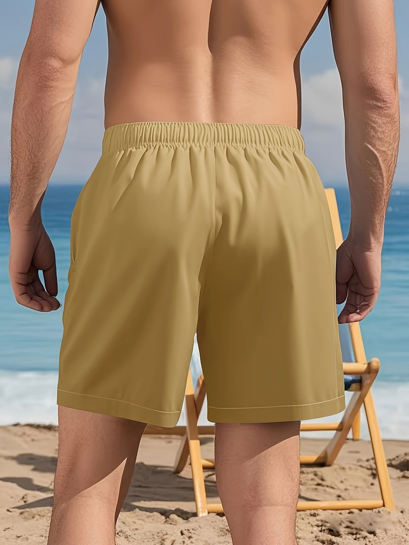 3pcs Men'S Plus Size Casual Shorts Set - White with Black Spider Web Print, Drawstring Waist, Non-Stretch Fabric, Perfect for Beach or Sports, Beach Shorts | Sporty Style | Woven Texture