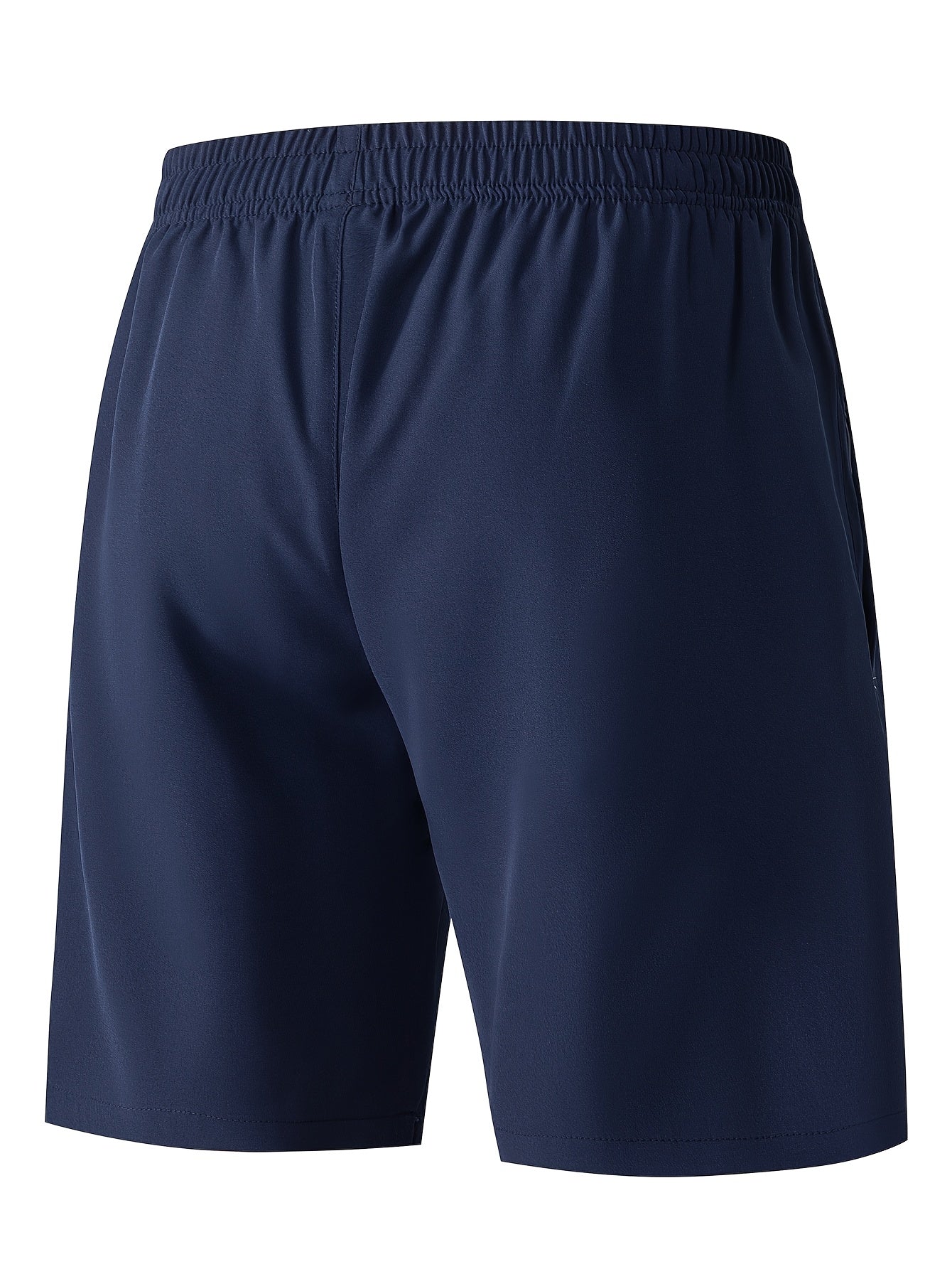 Men's Lightweight Polyester Casual Shorts with Lettering - Breathable Summer Beach & Outdoor Sports Shorts, Regular Fit, Pockets, Hand Wash or Dry Clean, Athletic Leisure Shorts | Modern Casual Shorts | Functional Pockets Des