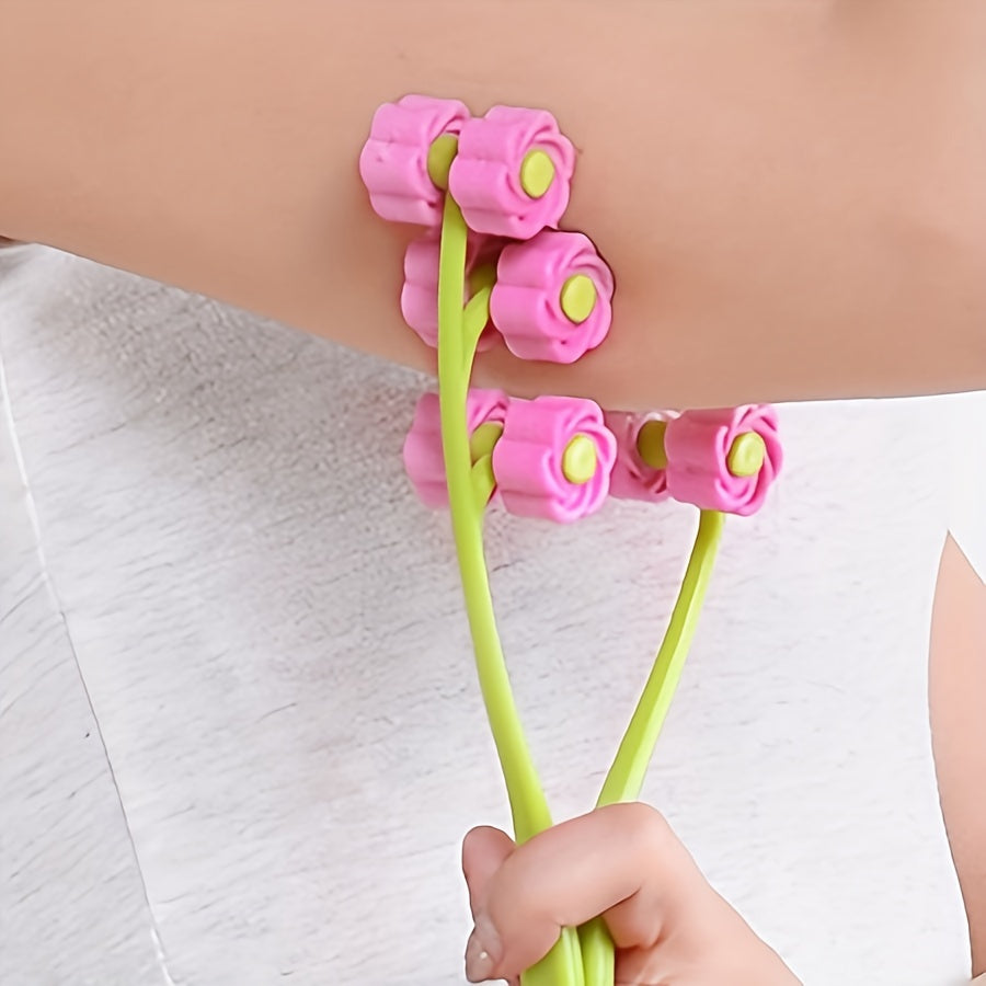 Face Massager, Facial Massage, Flower Type Massage Roller for V Face Pull Tight Firming, Beauty Tool(Use with Caution on Sensitive Skin)