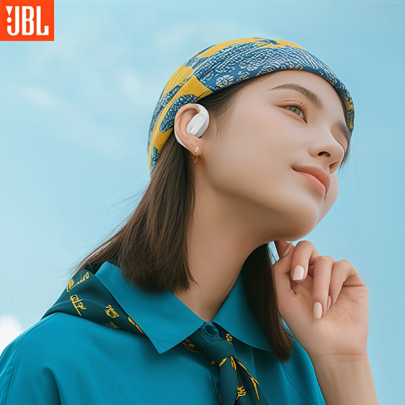 JBL Sense Lite sound circle, open wireless headphones, non-bone conduction sports running exercise travel hanging ear type non-clip ear headset, long-term wear, ultra-long battery life, enhanced bass, sound quality and clear