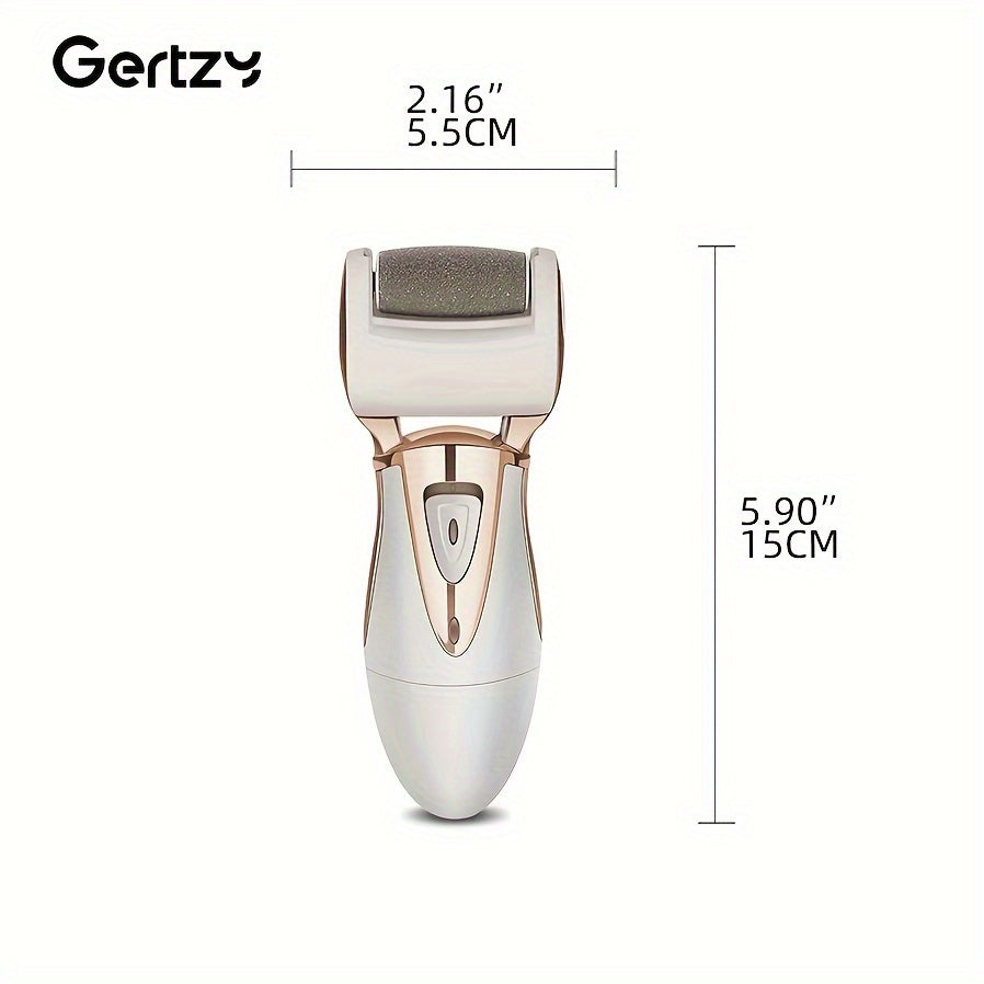 GERTZY Electric Feet Callus Removers Rechargeable, Portable Electronic Foot File Pedicure Tools, Electric Callus Remover Kit, Professional Pedi Feet Care For Dead, Hard Cracked Dry Skin Ideal Gift