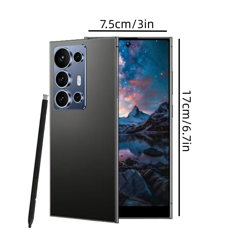 Super smart phone, 12+512GB unlocked version, equipped with Android system, and featuring a built-in stylus.