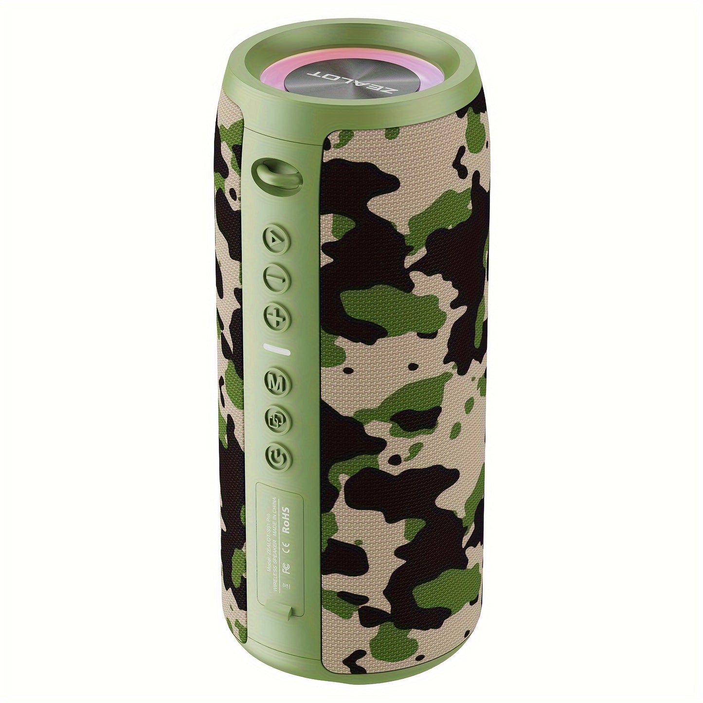 ZEALOT S51 Pro Wireless Speakers, Outdoor Portable Subwoofer Speaker, Wireless Speaker, Dual Pairing, Booming Bass, Charging Cable And Aux Cable, Connect with Mobile Phone/Tablet/TV, for Home, Car, Outdoor, Camping