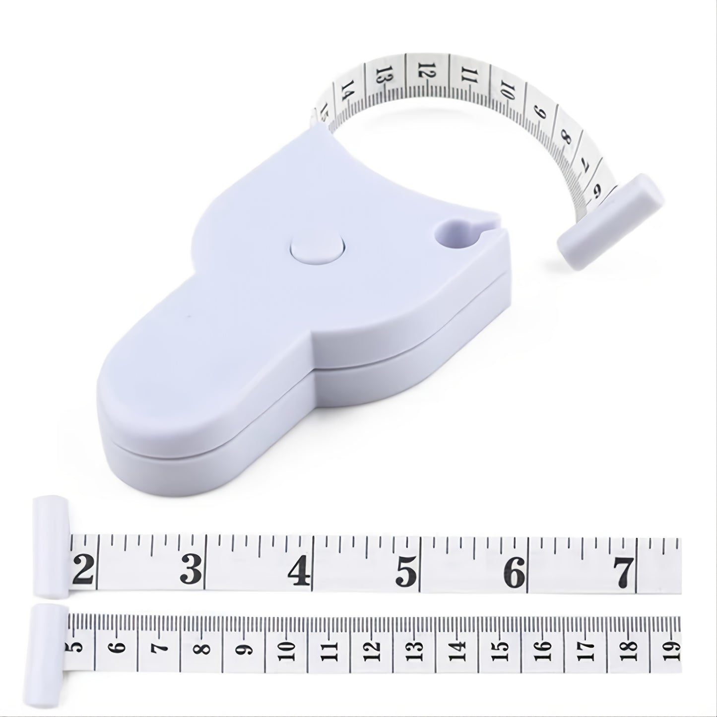 1pc Body Measurement Tape with Y-Shaped Handle - 59 Inches of Accurate Measuring