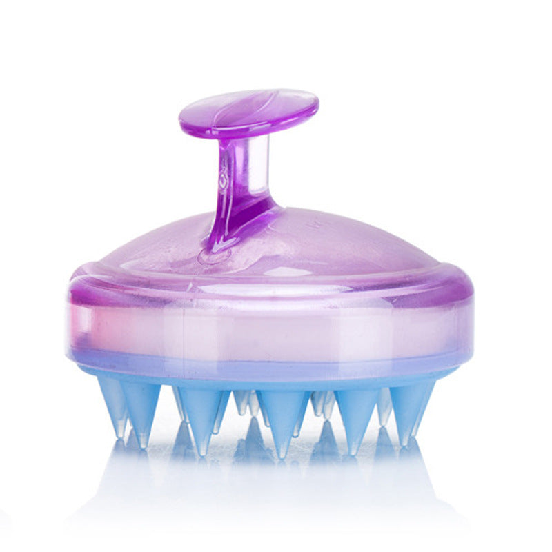 Soft Silicone Bristles Hair Care Head Brush - Massage & Exfoliate Your Scalp for a Healthy, Dandruff-Free Look!