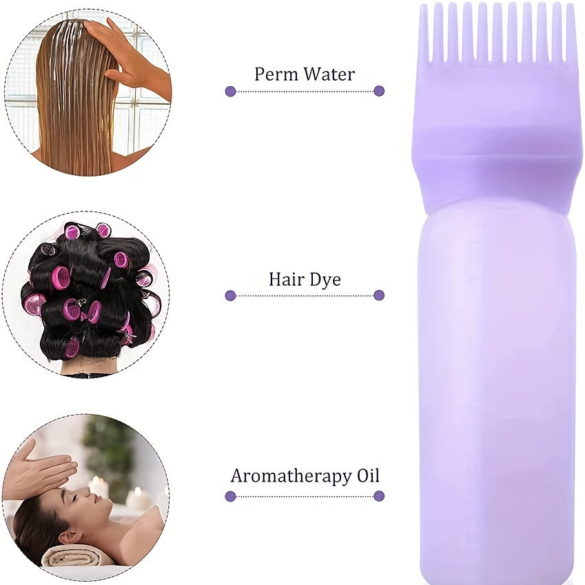 120ml Hair Dyeing Bottle with Comb Shampoo and Applicator Tool - Easy and Precise Hair Color Application
