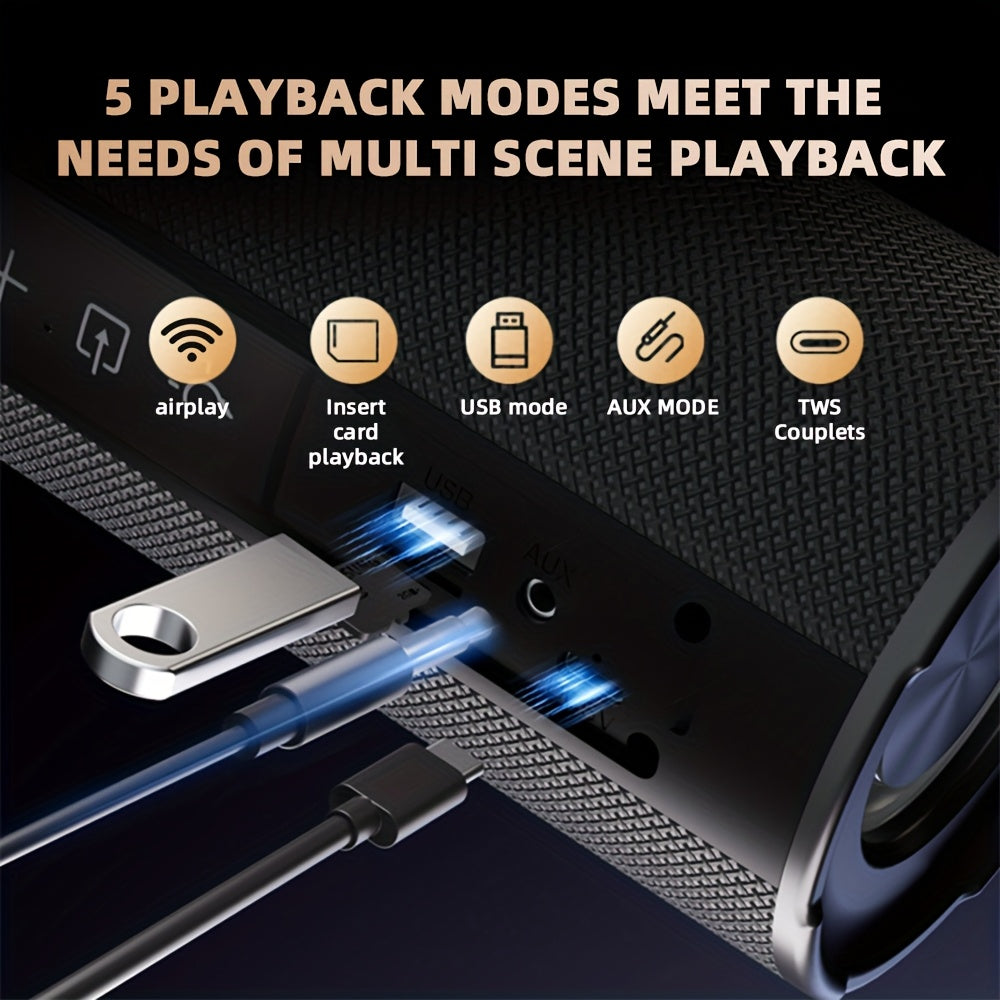 For Philips Wireless Speakers with High Fidelity Sound Quality, Low Power Consumption, Long Battery Life, and Drawstring for Easy Carrying, Portable Audio, Compact Design, Durable Build, Hiquality Audio, Usb Charging, Music L