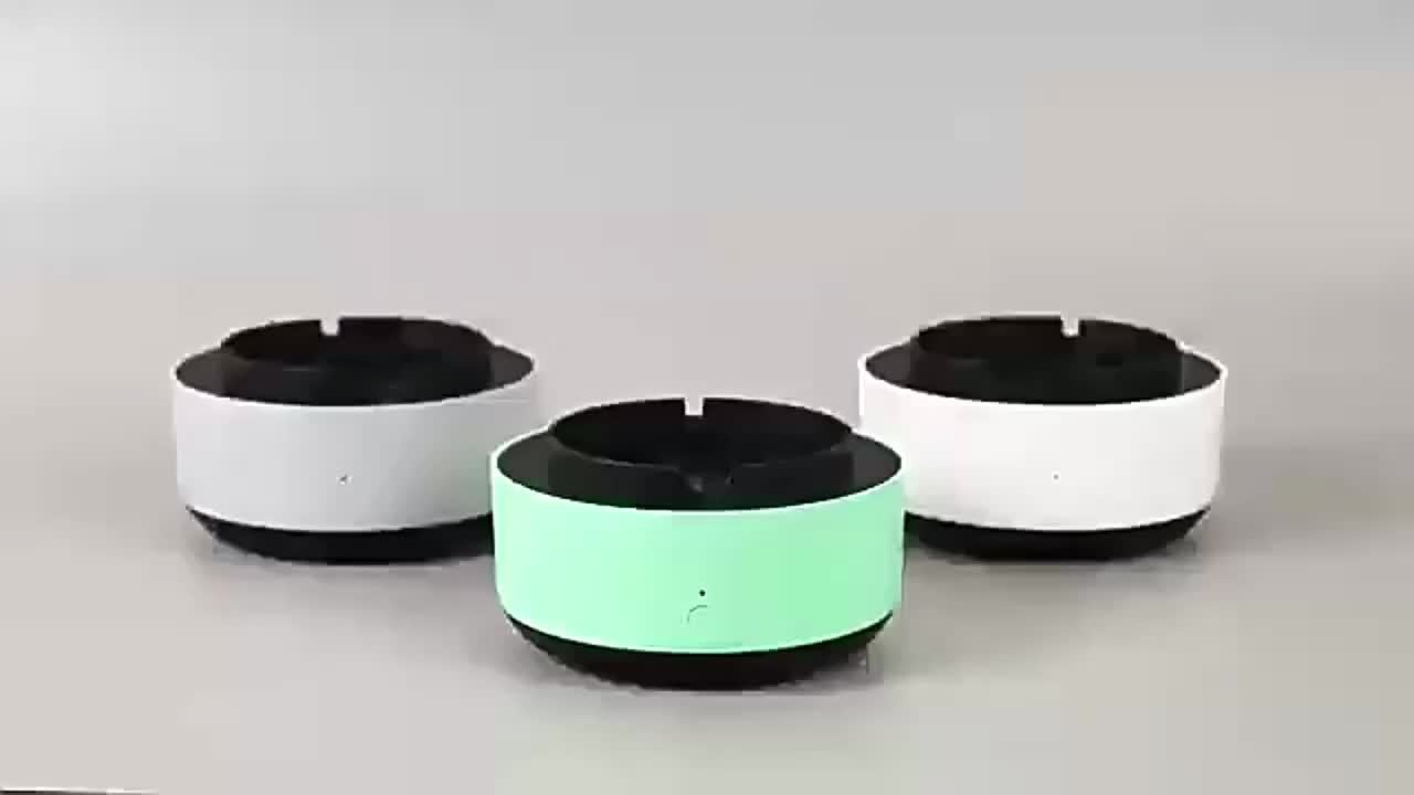 Smart Ashtray Air Purifier - Instant Odor Elimination, Battery-Powered (AA Batteries Not Included), Perfect for Home & Gifts