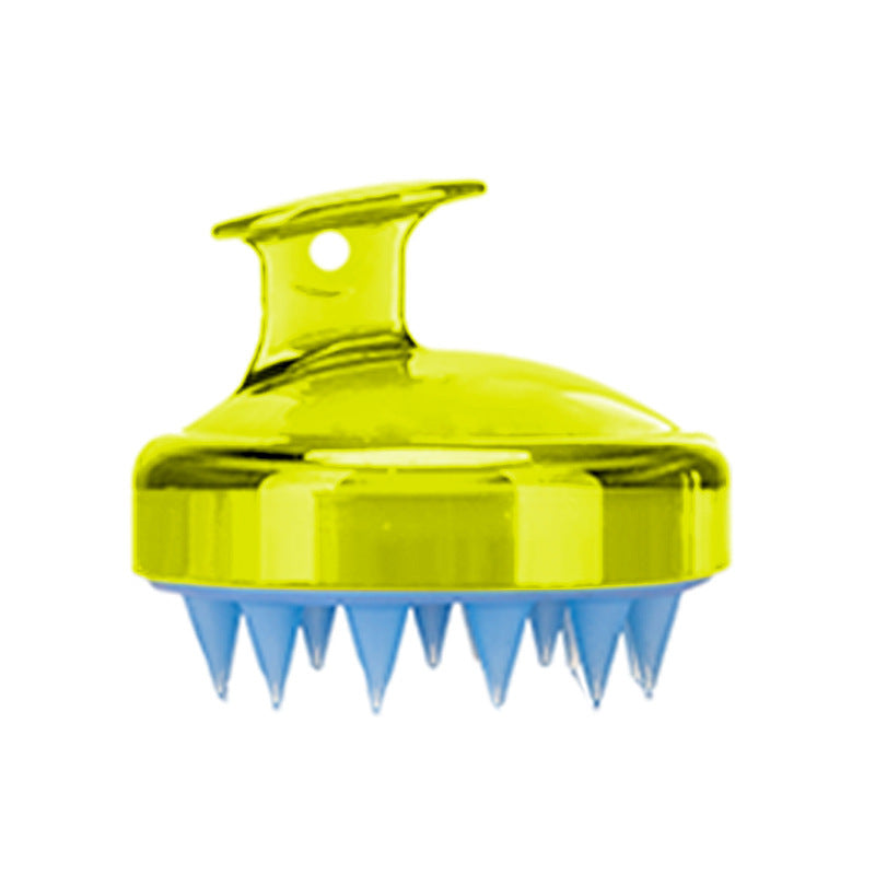 Soft Silicone Bristles Hair Care Head Brush - Massage & Exfoliate Your Scalp for a Healthy, Dandruff-Free Look!