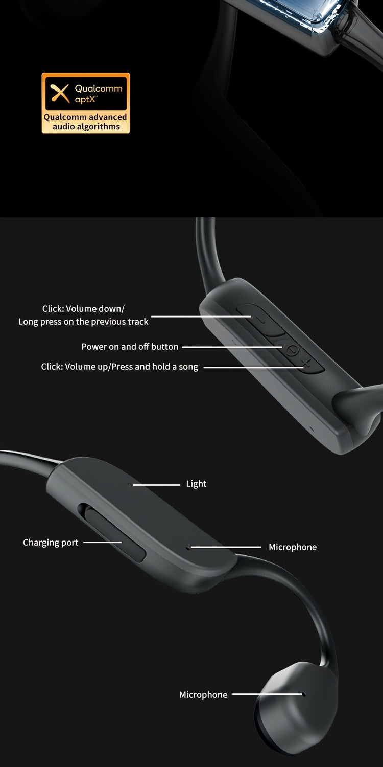 PHILIPS wireless open-ear non-in-ear headphones, sports running fitness cycling headsets, wireless ultra-long battery life hanging ear bone sensing TAA3609 AI call noise reduction, spatial stereo sound effect high-quality hea