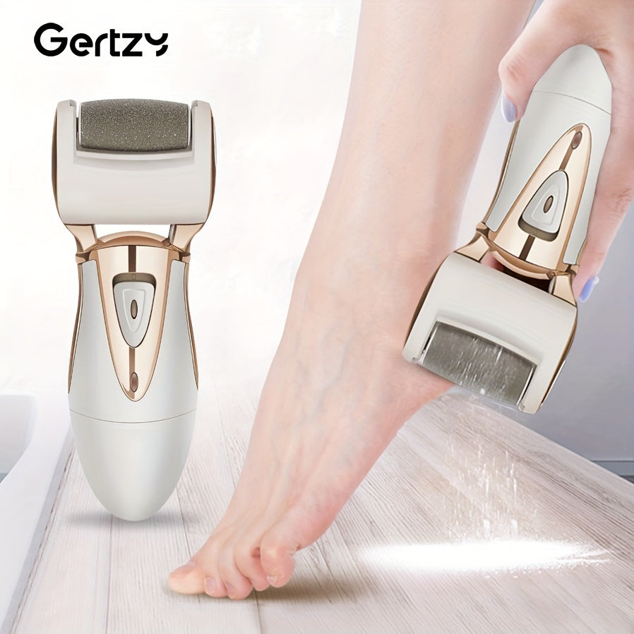 GERTZY Electric Feet Callus Removers Rechargeable, Portable Electronic Foot File Pedicure Tools, Electric Callus Remover Kit, Professional Pedi Feet Care For Dead, Hard Cracked Dry Skin Ideal Gift