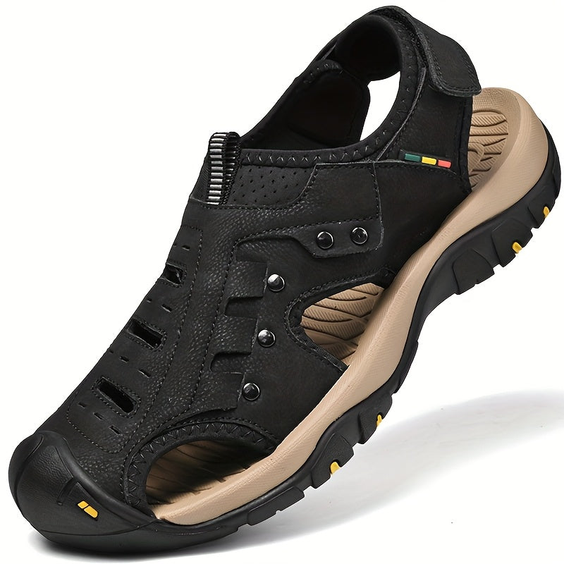 Women'S Black Brown Grey Sandals - Summer Hiking Slippers with Adjustable Closure, Rubber Sole, and Comfortable Upper Material for Casual Outdoor Wear, Strappy Sandals