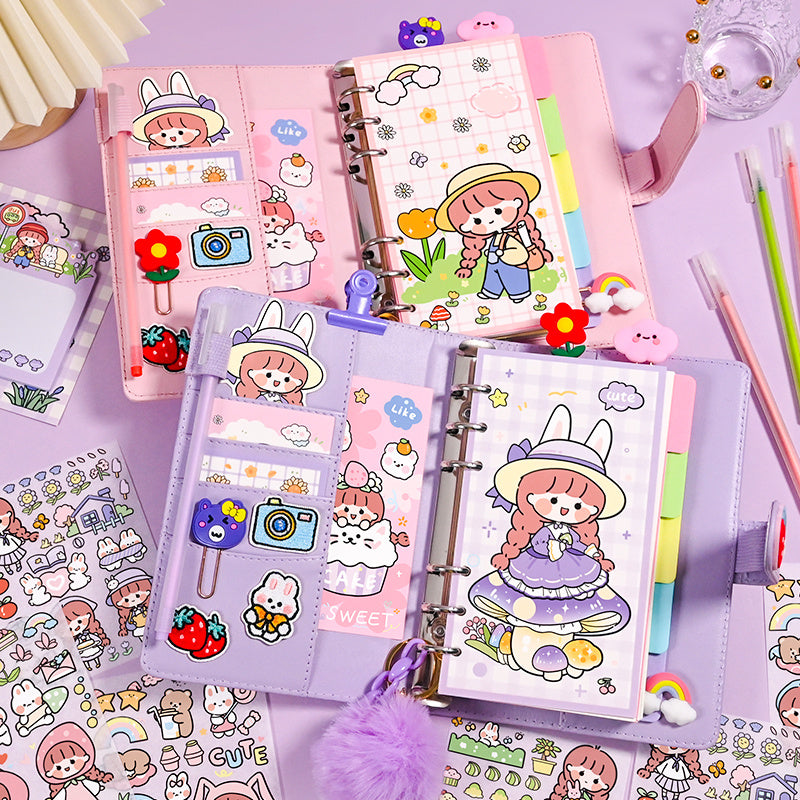1pc Ziyi Miss AKI Journal Cute Notebook Planner With Free Stickers