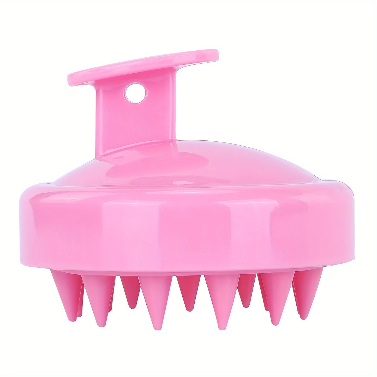 Soft Silicone Bristles Hair Care Head Brush - Massage & Exfoliate Your Scalp for a Healthy, Dandruff-Free Look!