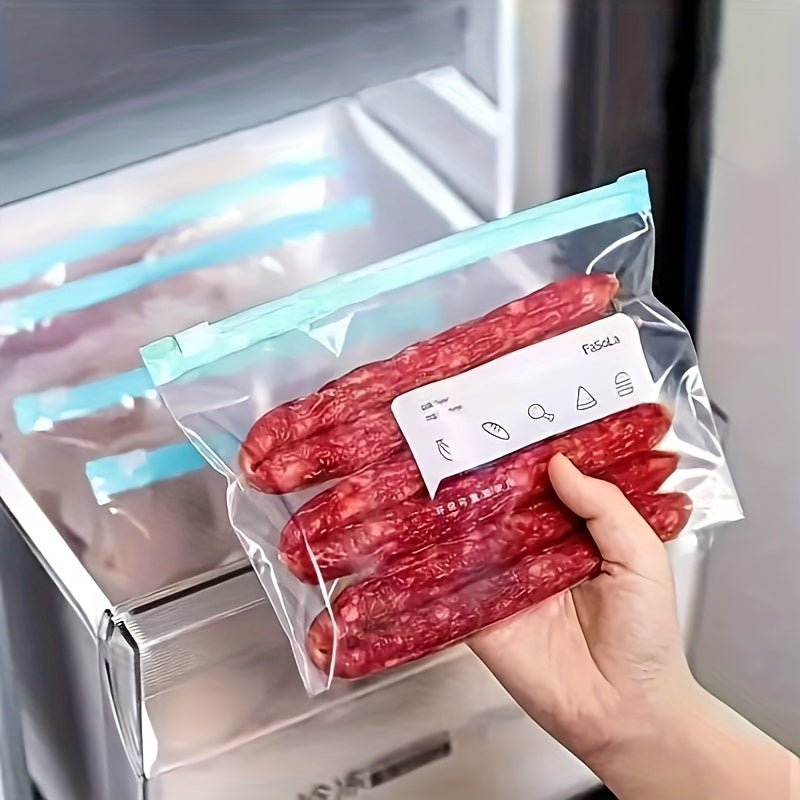 100pcs Combination Pack with Three Specifications, Zipper Fresh-Keeping Bags, Food Classification Storage Bag, Food Preservation Sealing Bag, Suitable for Fruits, Grains, Vegetables And Meat, Kitchen Storage And Storage, Kitc