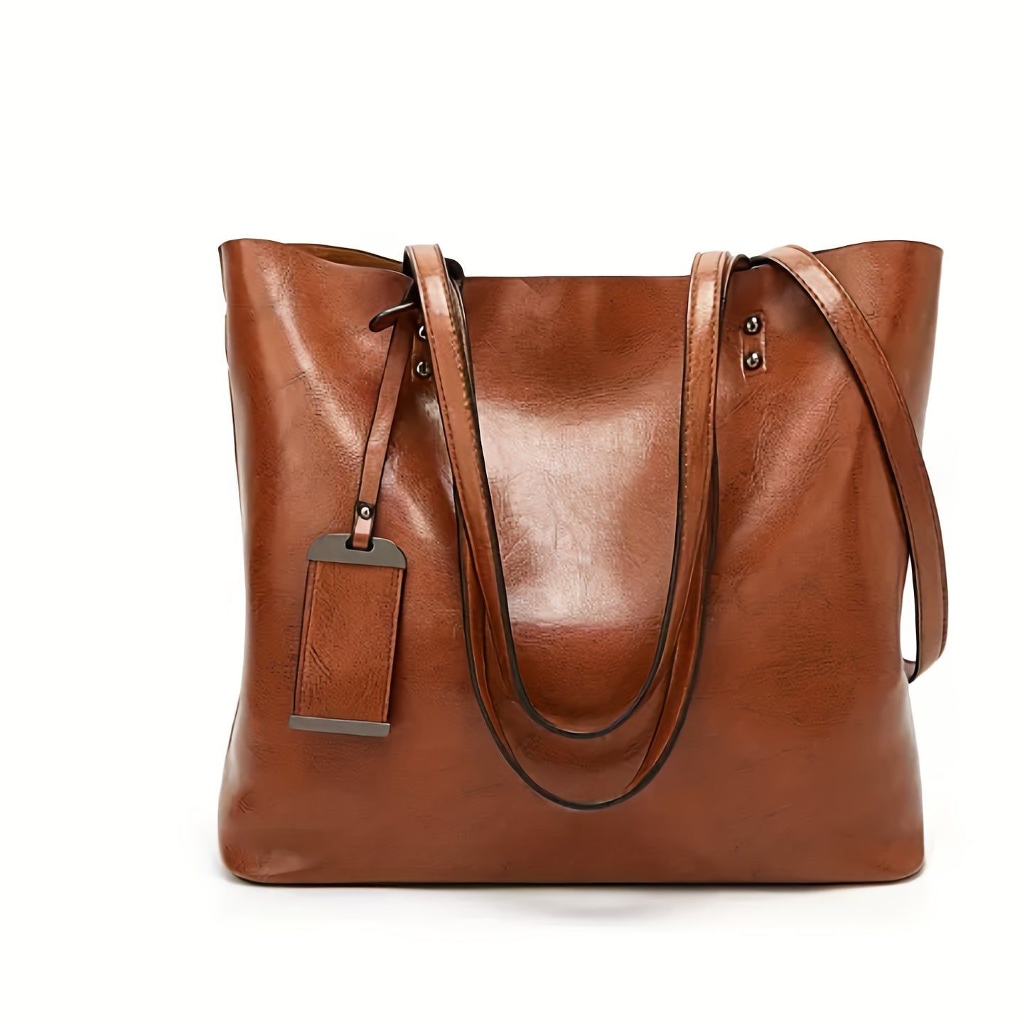 Women's Synthetic Handbag with Laptop Compartment & Detachable Strap - Golden-Tone Hardware, Zipper Closure, Spacious Work Bag for Travel, Business Meetings, Everyday Use - Available in Brown, Black, Red, Pink, Navy, Burgundy