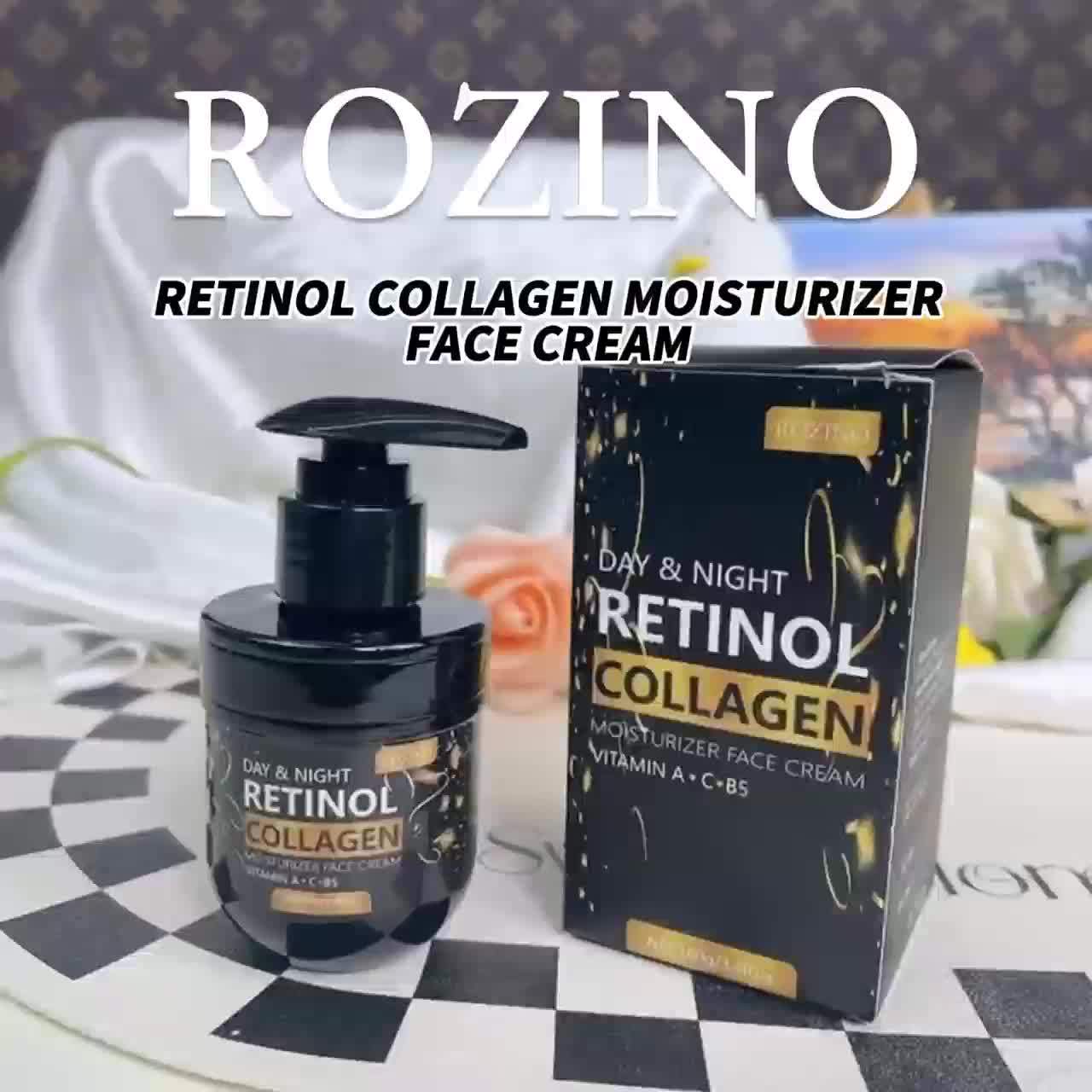 100g Retinol Collagen Day And Night Moisturizer Face Cream, Firming And Lifting Facial Skin, Hydrating More Tender, Safe And Reliable, Making Face Silky, Delicate And Tender, Improving And Revitalizing Facial Skin