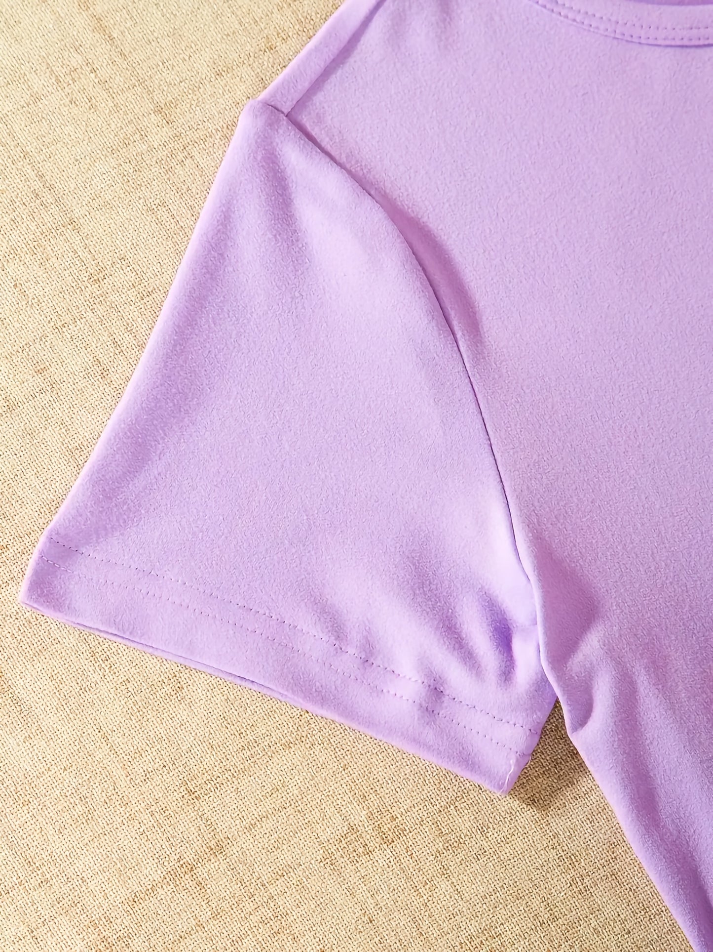 Girls Funny Kitty Print Short Sleeve T-shirt Summer Clothes Gift