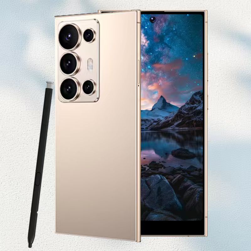 Super smart phone, 12+512GB unlocked version, equipped with Android system, and featuring a built-in stylus.