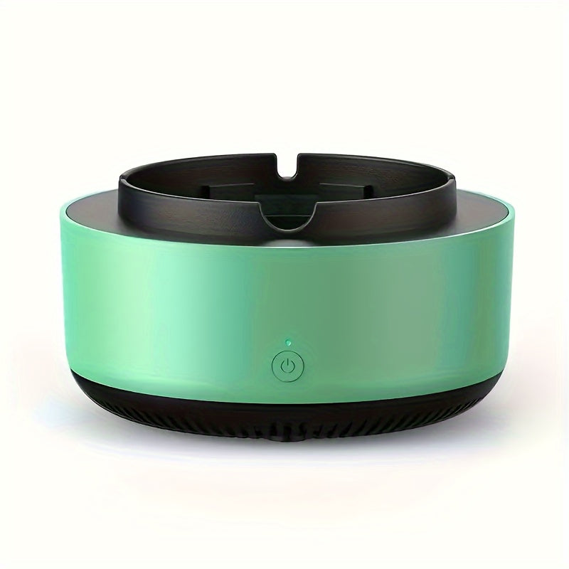Smart Ashtray Air Purifier - Instant Odor Elimination, Battery-Powered (AA Batteries Not Included), Perfect for Home & Gifts