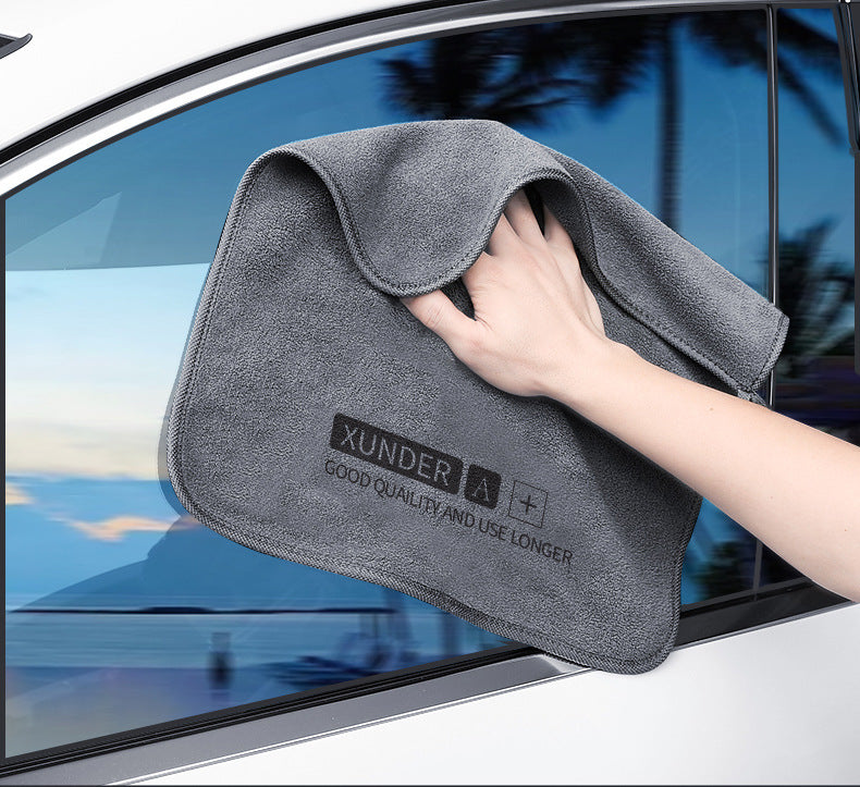 Professional-Grade Car Wash Towel Microfiber Double-Sided Car Wash With Towel Towel Car Cloth Absorbing Water Without Hair Loss Thickened Towel