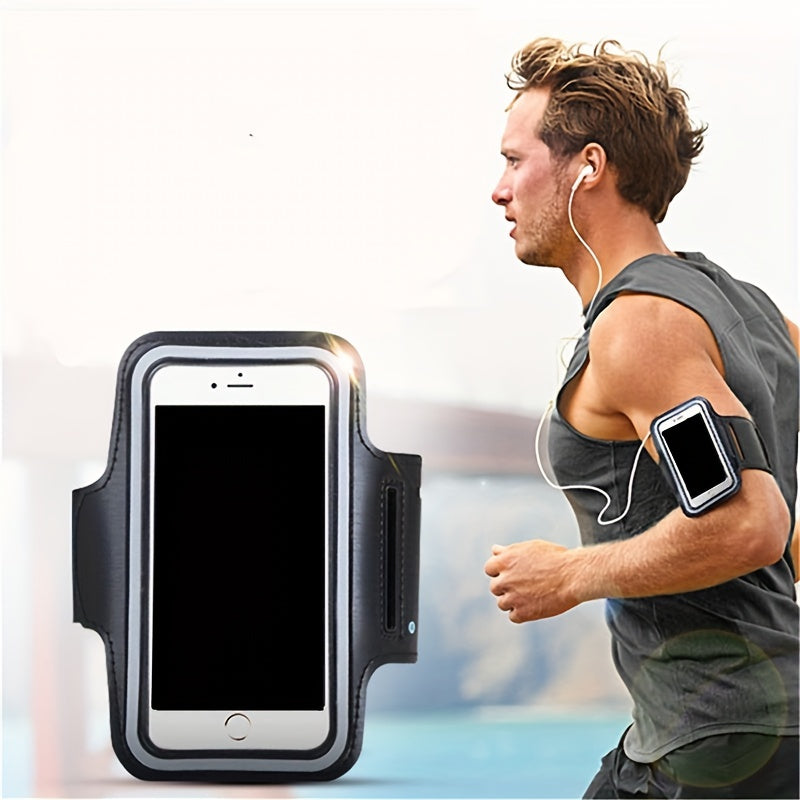 1pc Outdoor Sports Arm Bag for Touch Screen Mobile Phones - Fits 3-6 Inch Smartphones, Perfect for Running and Fitness Activities