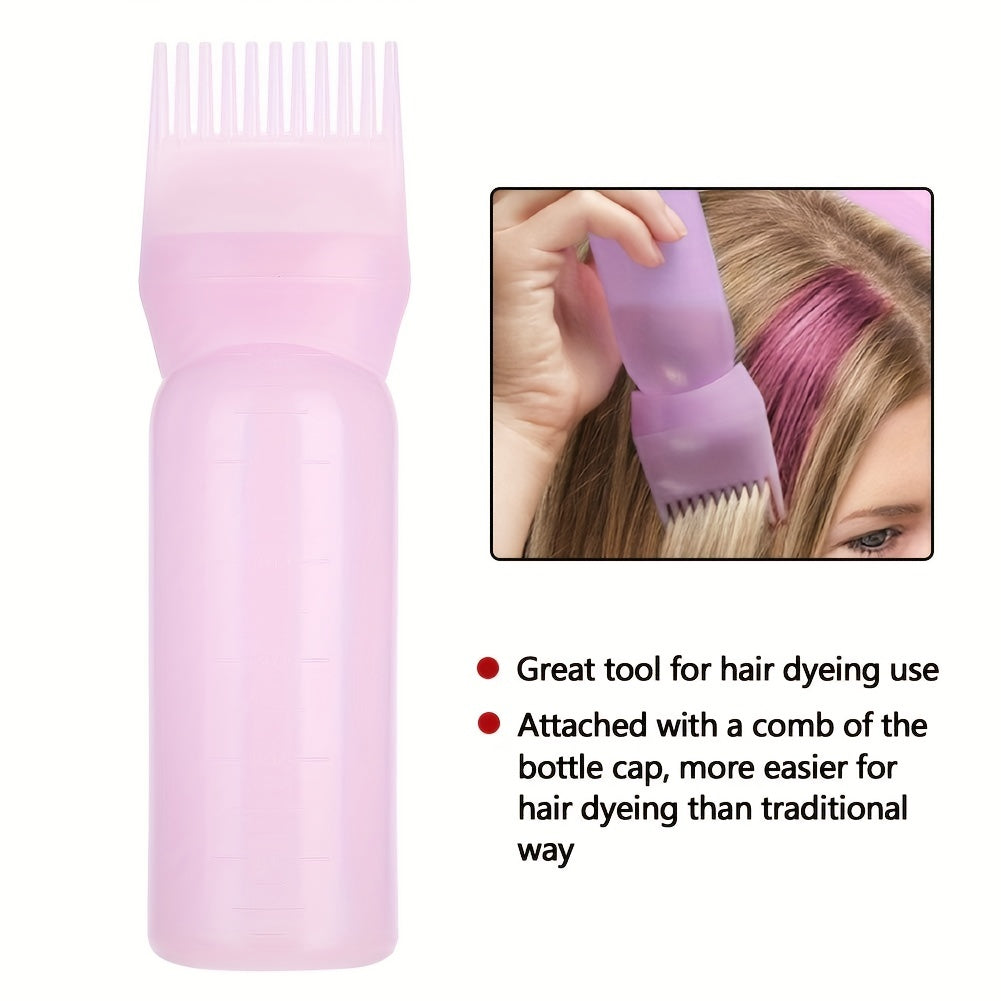 120ml Hair Dyeing Bottle with Comb Shampoo and Applicator Tool - Easy and Precise Hair Color Application