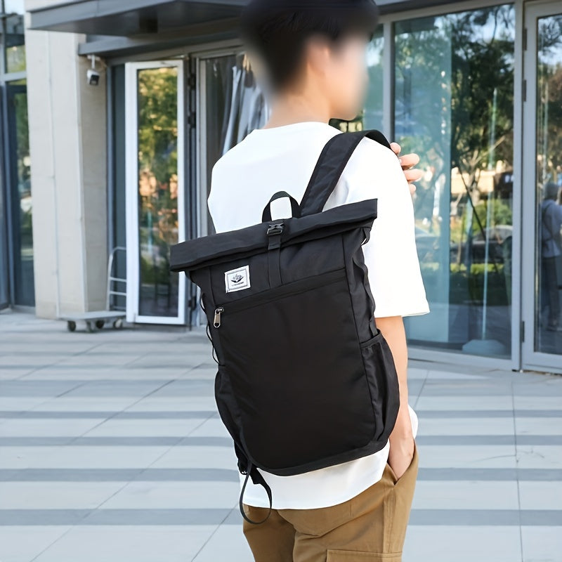 1pc Portable Multi-functional Sports Backpack, Foldable Lightweight Storage Bag for Men Women Outdoor Camping Hiking Travel Riding