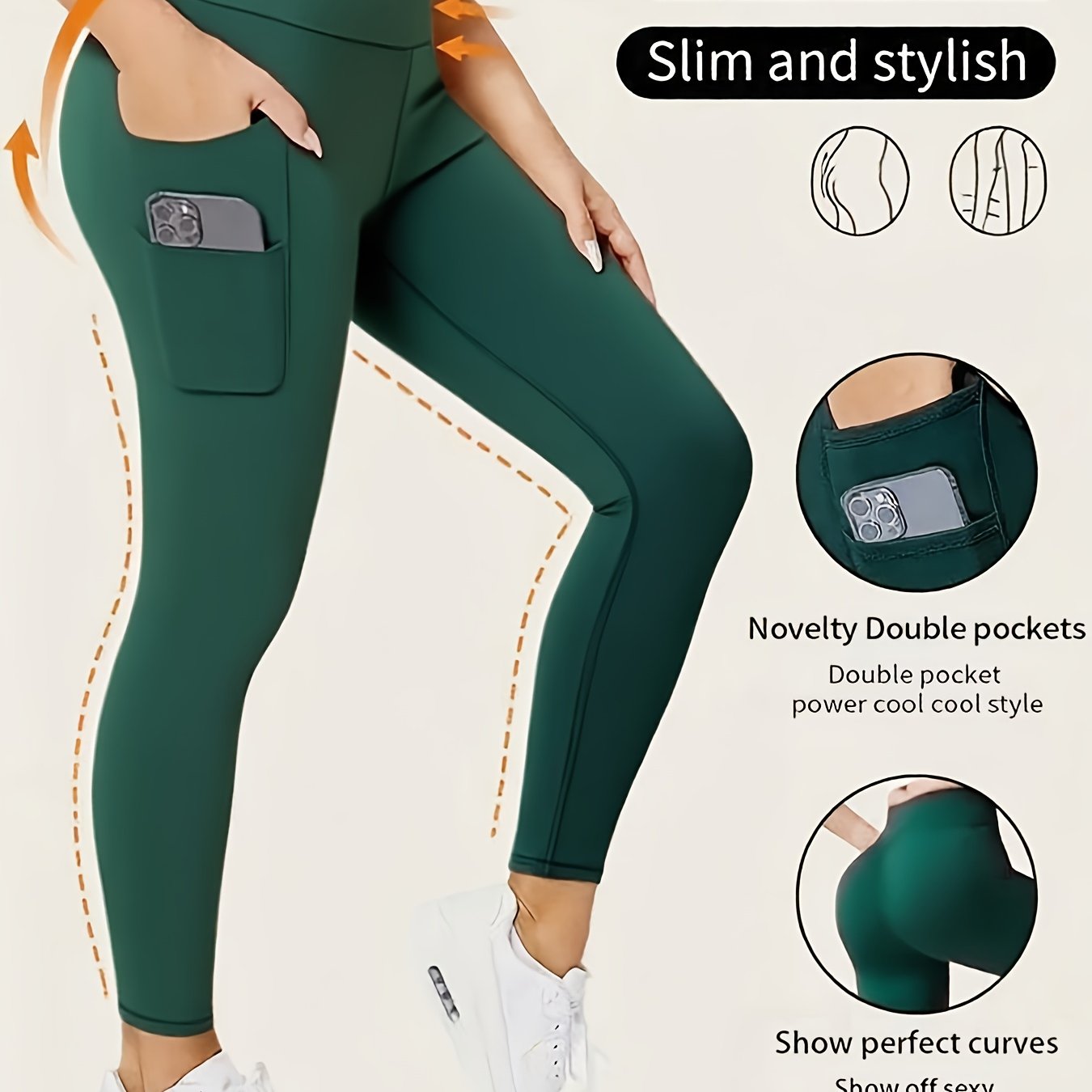 Women's High-Waisted Pants - Non-See-Through Stretchy Leggings with Fit, All-Season & Casual Pants for,, Casual Attire - Burgundy Bottoms, Trousers, Sleek Design, Supportive Waistband, Versatile, Enthusiasts