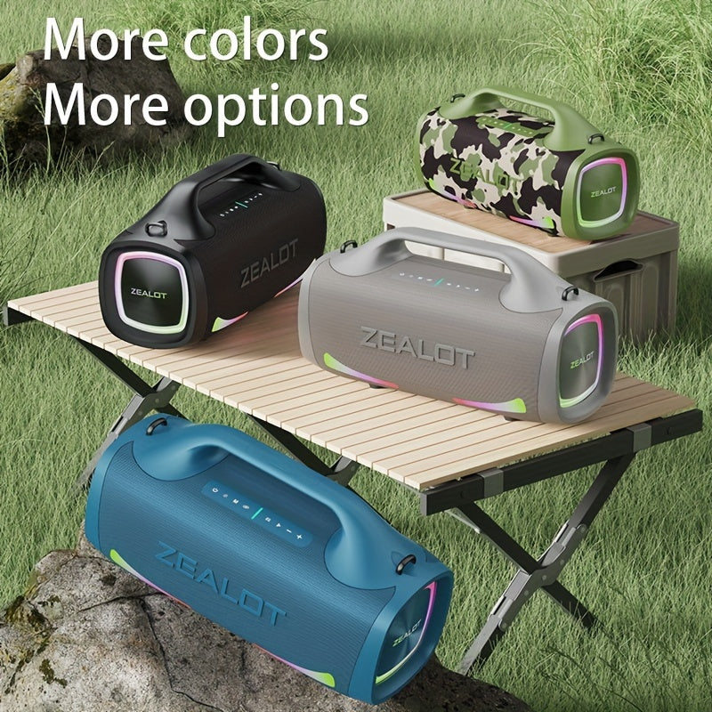 Zealot S79 Wireless speaker, Hifi Sound quality, High Quality, Dual Pairing, Fast ChargingLong Battery Life, 36 Hours Playtime Loud Stereo, Booming Bass. PartyBox. forparty