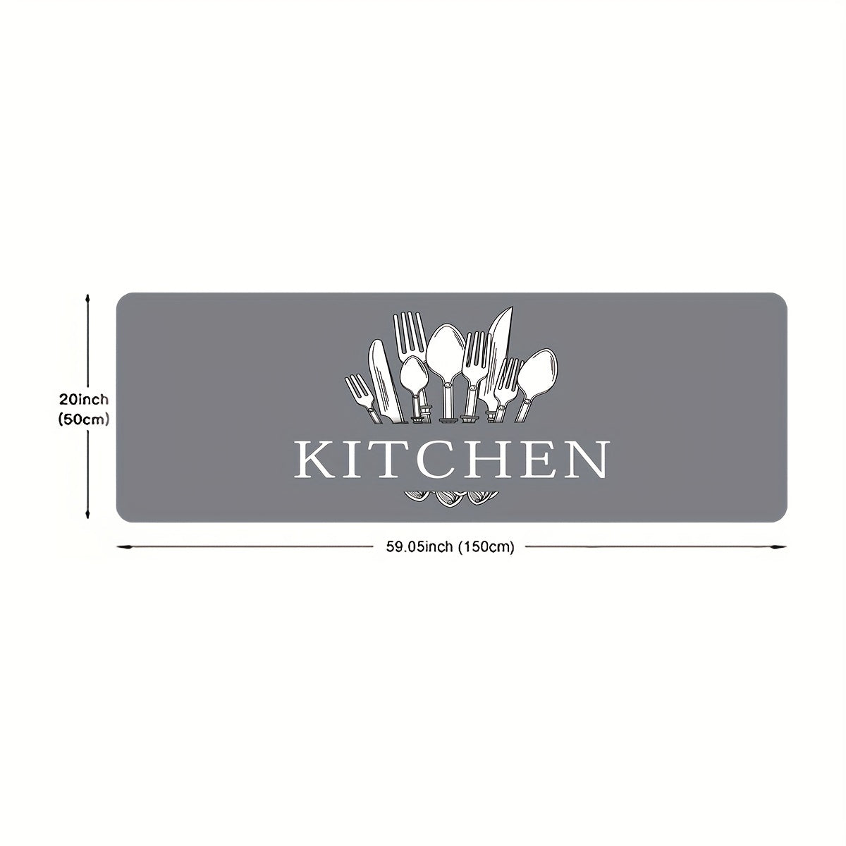 1pc, Soft Thickened Kitchen Mat, Non-slip Oil-proof Floor Mat, Waterproof Runner Rug, Dirt-resistant Floor Mat, Machine Washable, Entrance Doormat, Kitchen Living Room Laundry Bathroom Water-absorbing Floor Mat Set, Room Deco